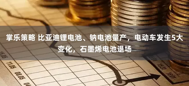 掌乐策略 比亚迪锂电池、钠电池量产，电动车发生5大变化，石墨烯电池退场