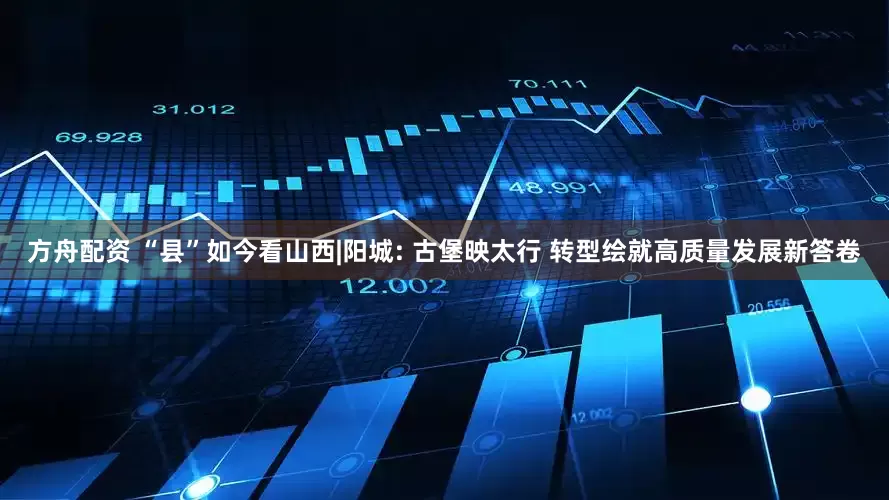 方舟配资 “县”如今看山西|阳城: 古堡映太行 转型绘就高质量发展新答卷